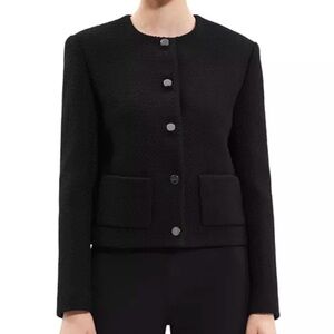 THEORY PKT CROP JACKET DF********SIZE: 10